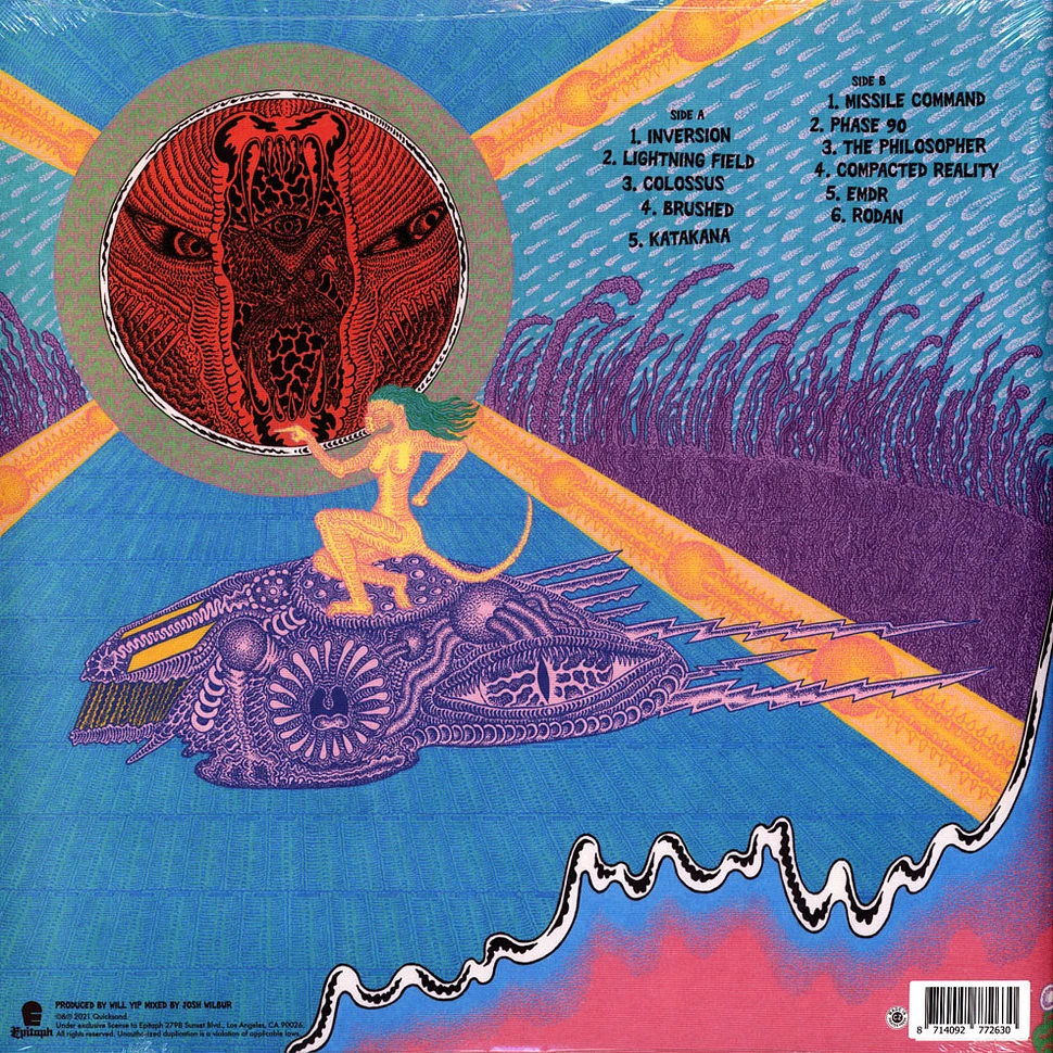 Quicksand - Distant Populations Red & Yellow Splatter Vinyl Edition