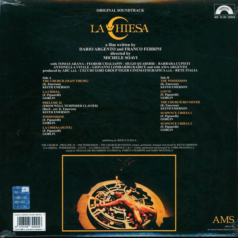 Keith Emerson / Goblin - OST La Chiesa Crystal Vinyl Edition