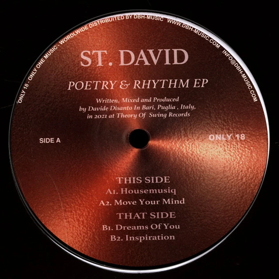 St. David - Poetry & Rhythm EP