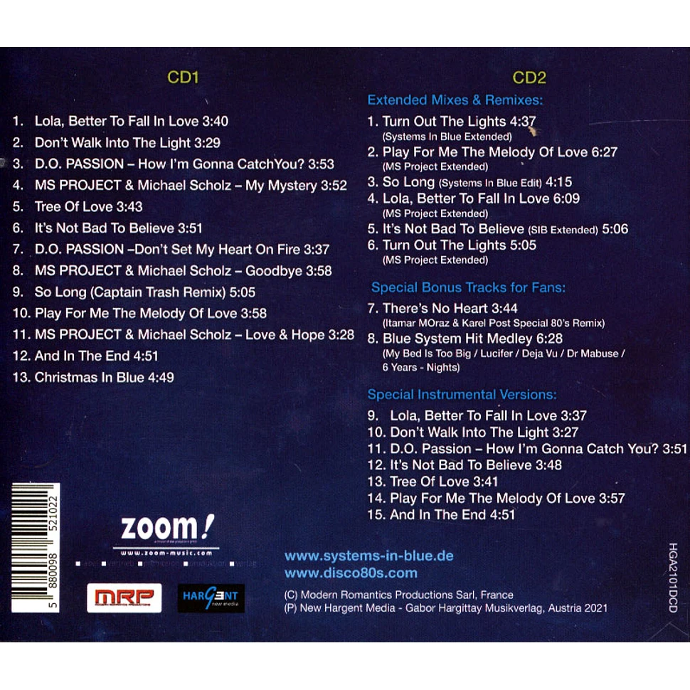 Systems In Blue - Blue Universe Deluxe Cd Edition