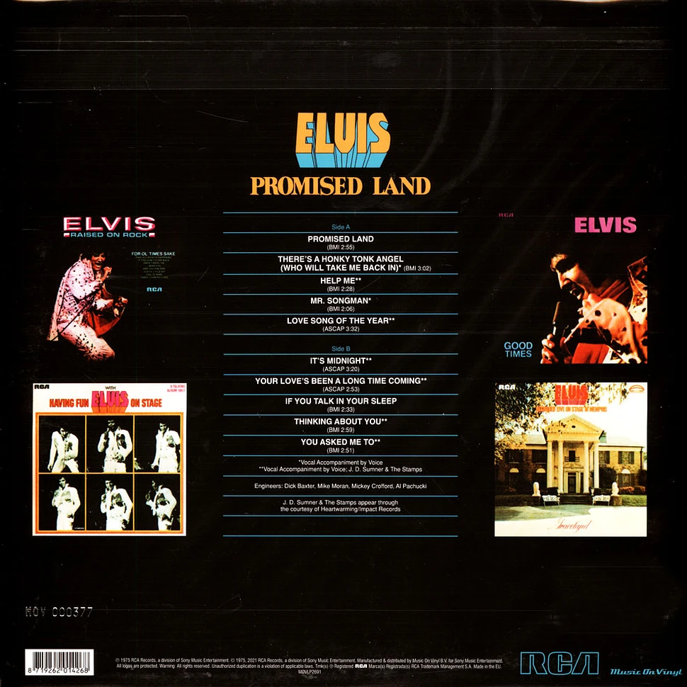 Elvis Presley - Promised Land White Vinyl Edition