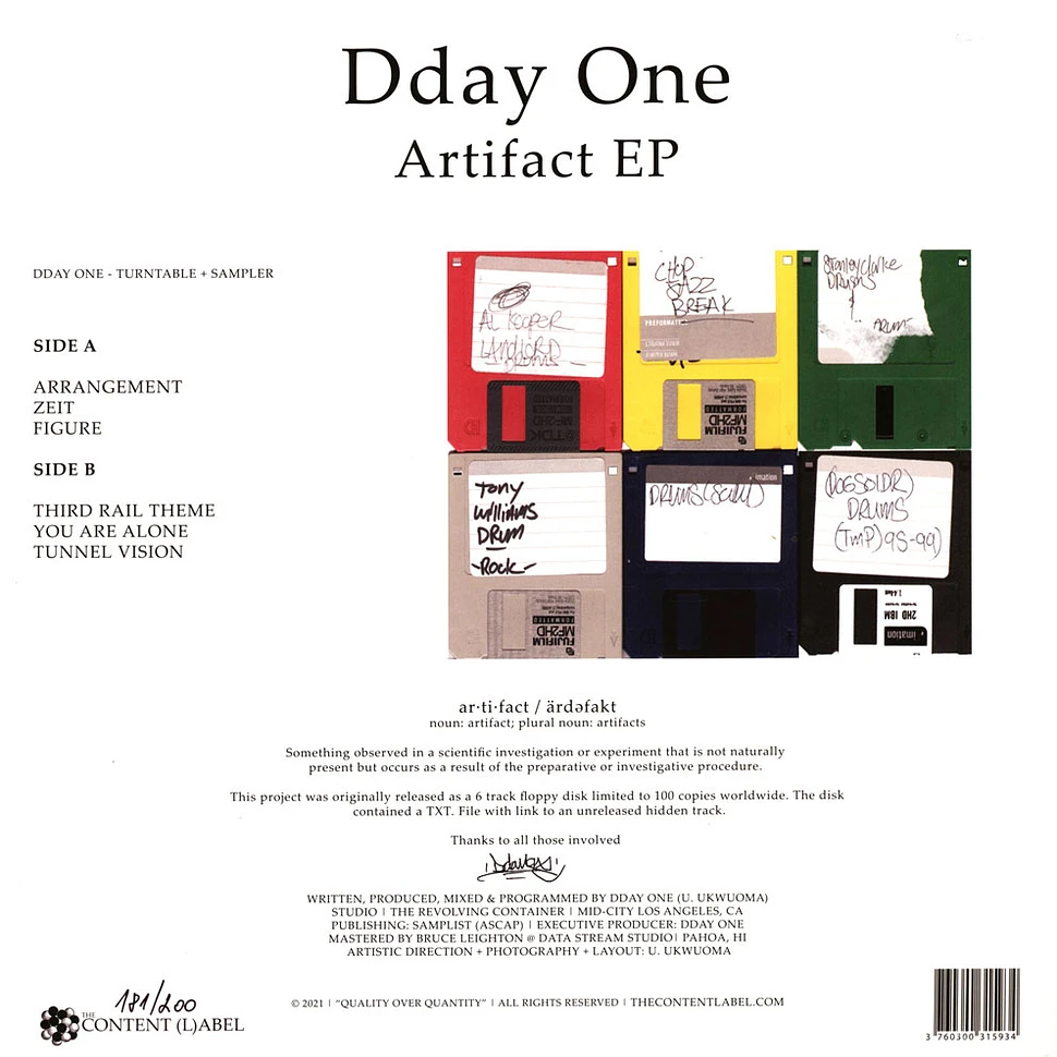 Dday One - Artifact EP