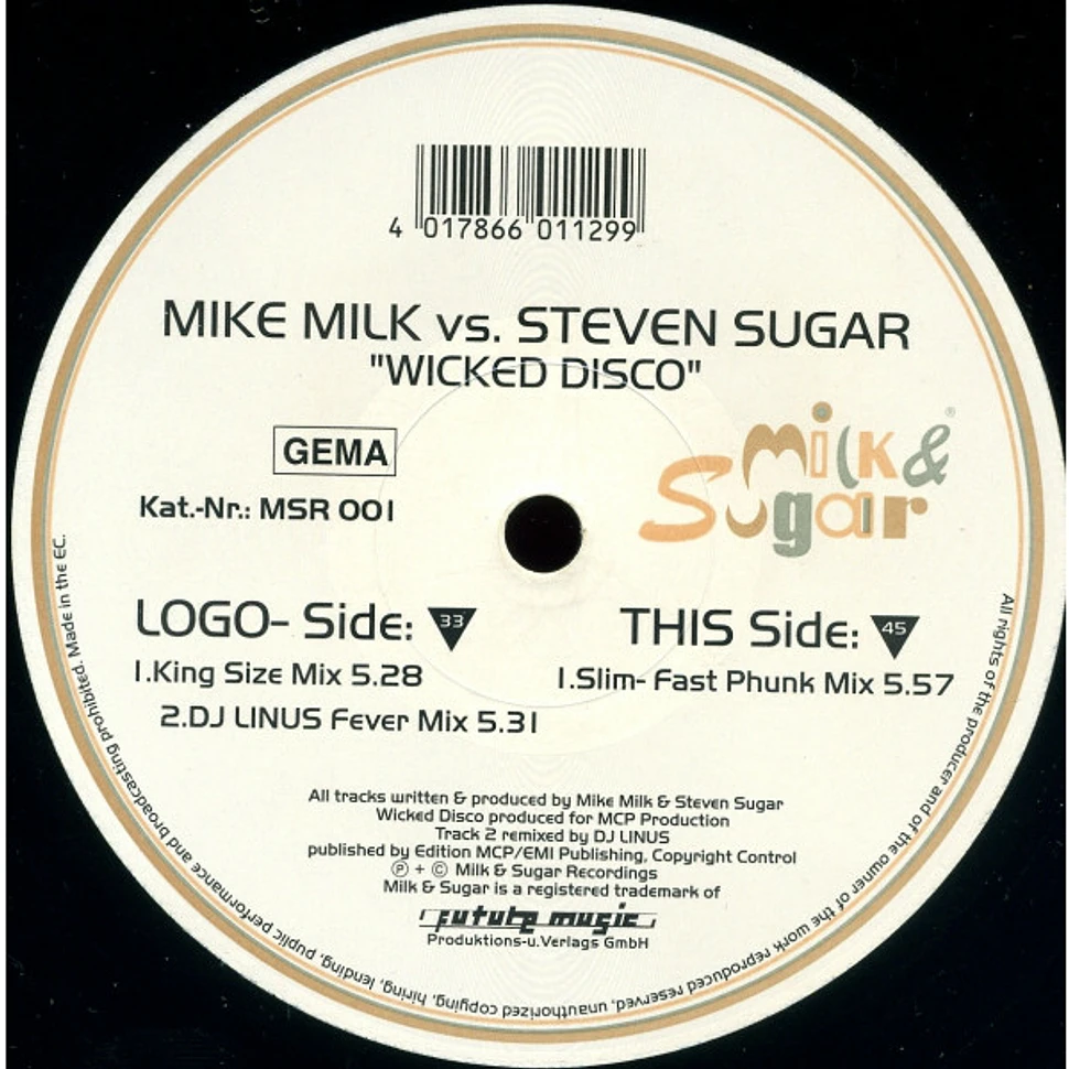 Milk & Sugar - Wicked Disco