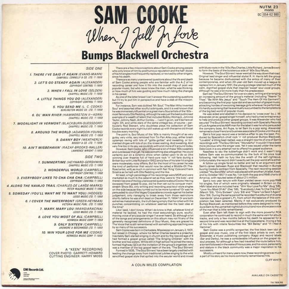 Sam Cooke - When I Fall In Love