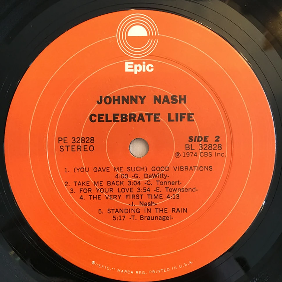 Johnny Nash - Celebrate Life