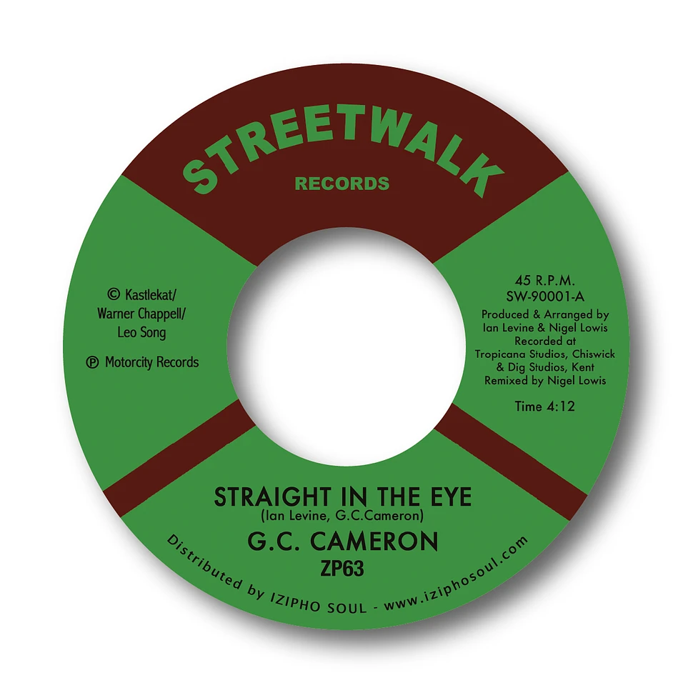 G.C. Cameron - Straight In The Eye / No Need To Explain