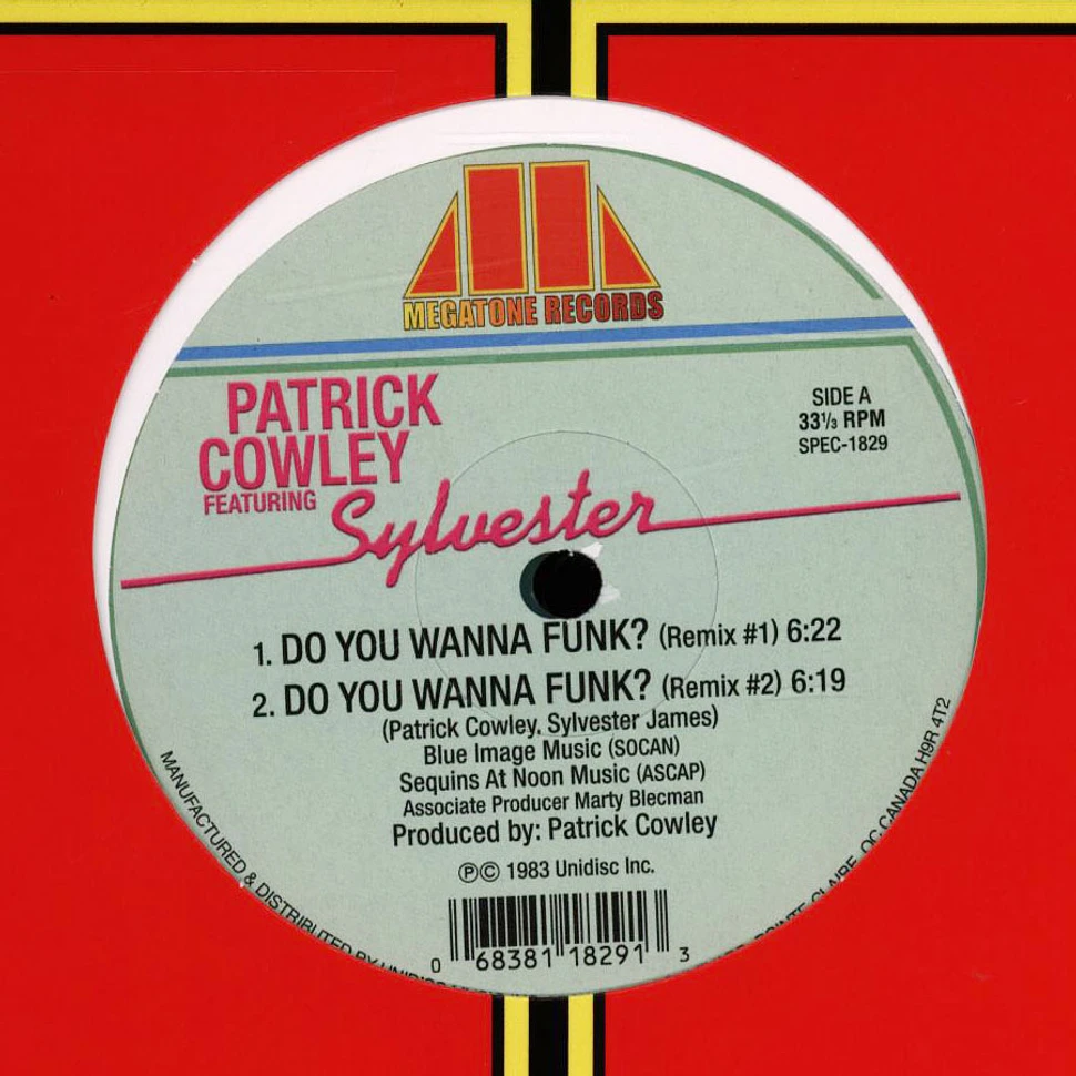 Patrick Cowley - Do You Wanna Funk? / Don't Stop Feat. Sylvester Green with Pink Swirl Vinyl Edition
