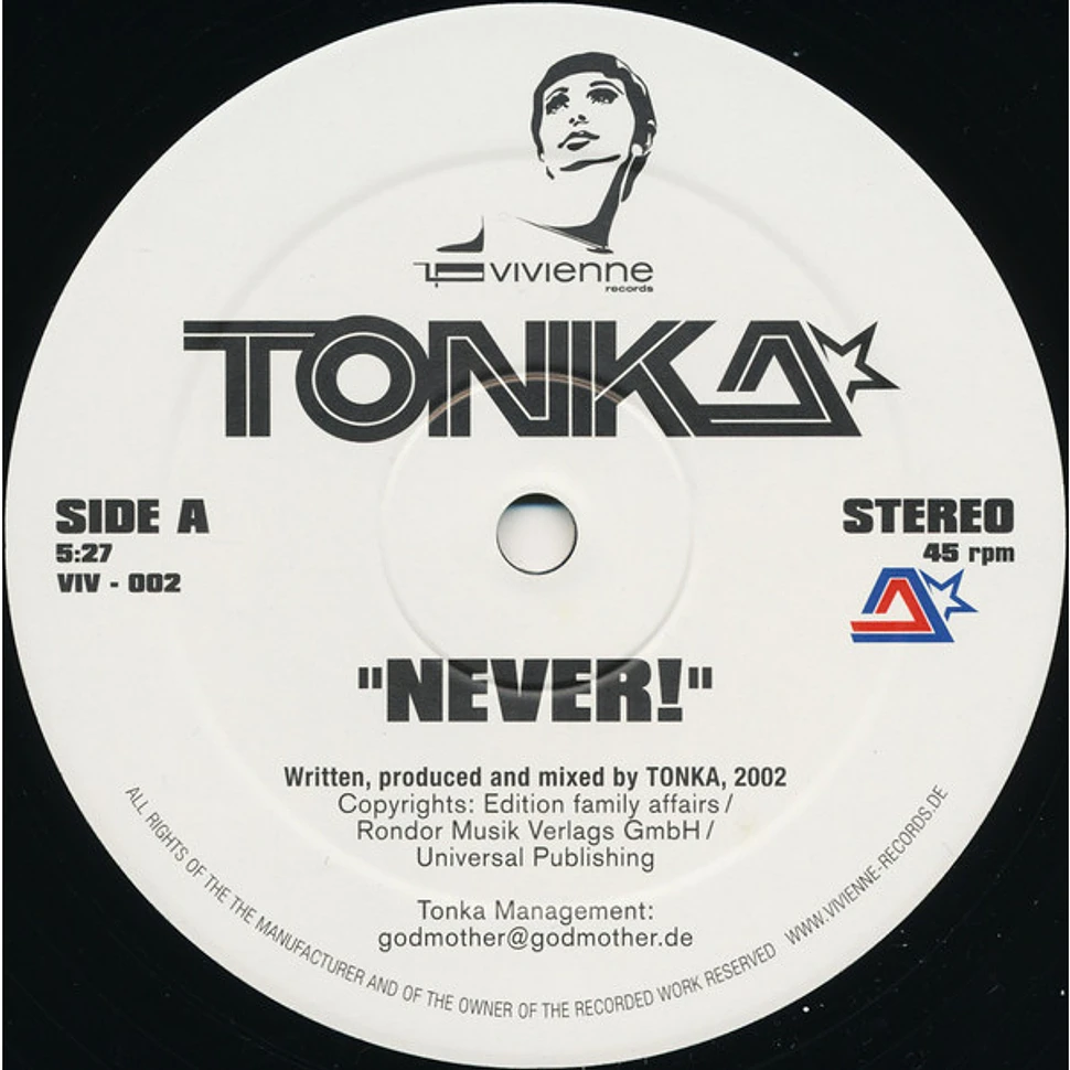 DJ Tonka - Never! / J.O.E. (Jungle Of Emotion)