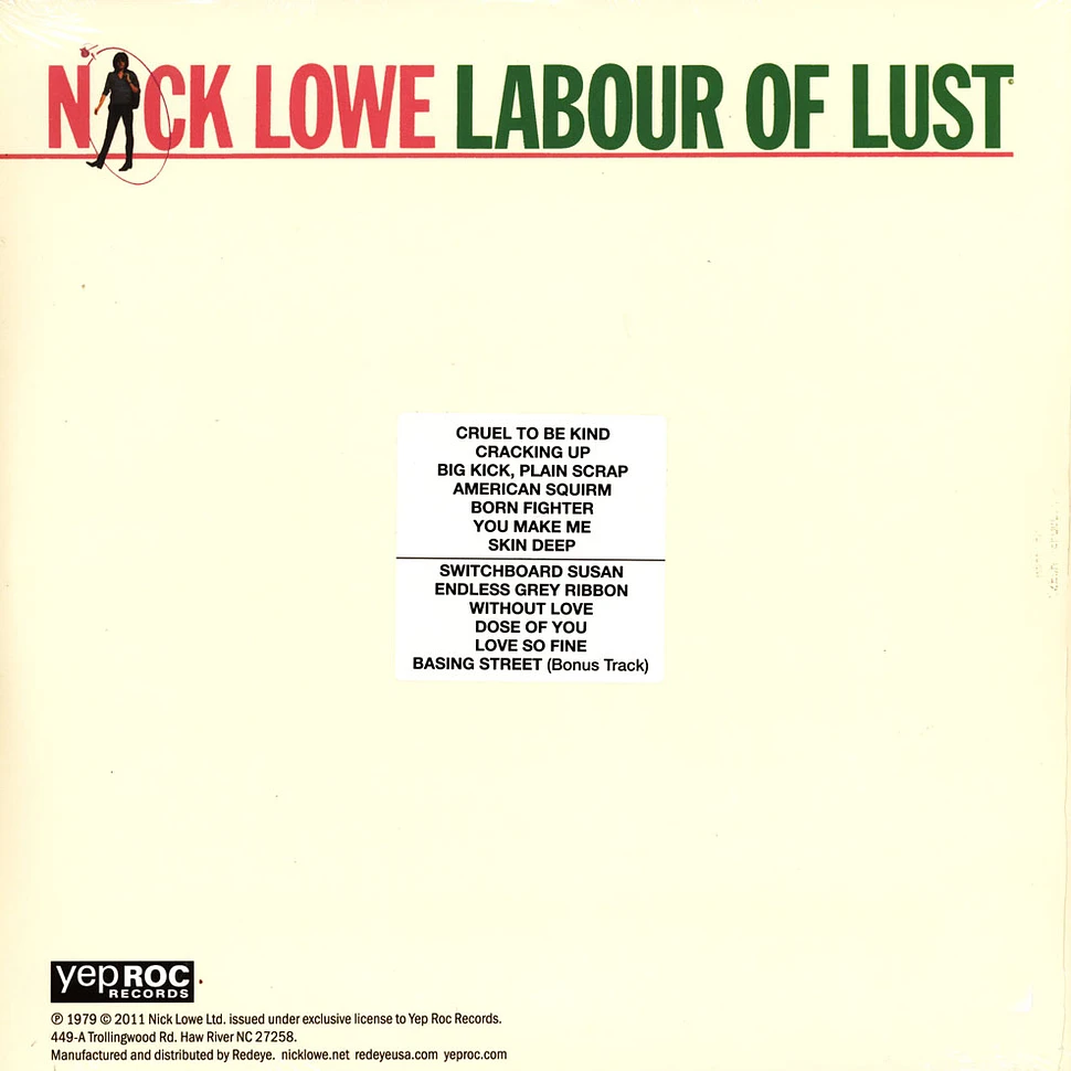 Nick Lowe - Labour Of Lust