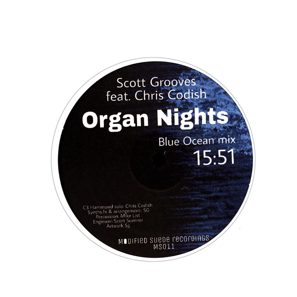 Scott Grooves - Organ Nights Feat Chris Codish