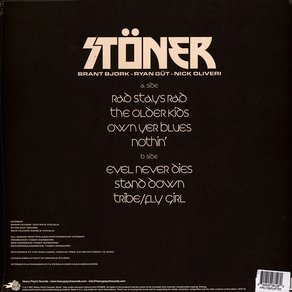 Stoner - Stoners Rule Black Vinyl Transparent Splatter Blue Vinyl Edition