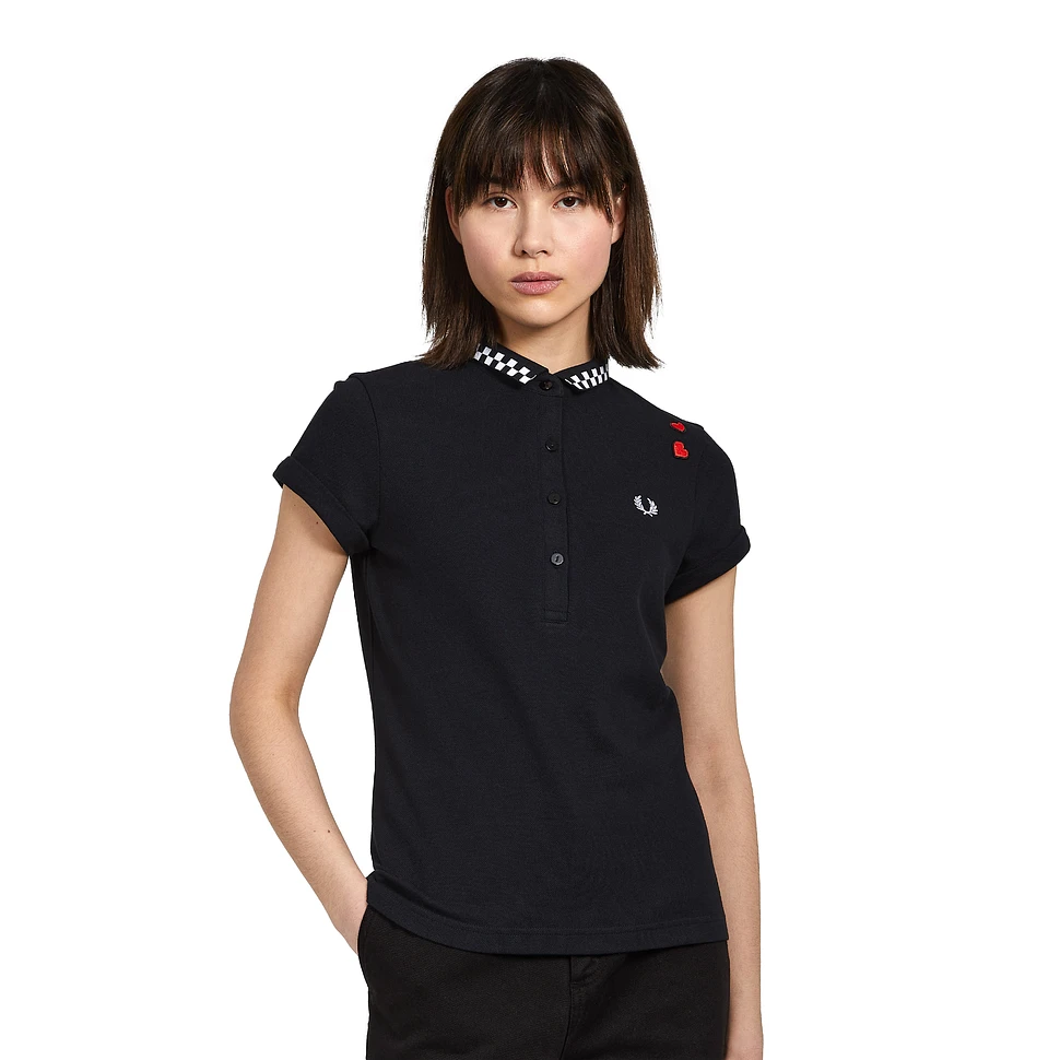 Fred Perry x Amy Winehouse Foundation - Checkerboard Trim Pique Shirt