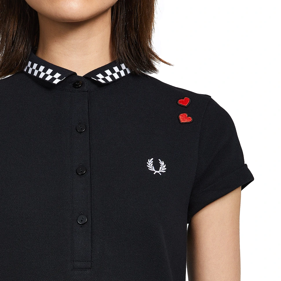 Fred Perry x Amy Winehouse Foundation - Checkerboard Trim Pique Shirt