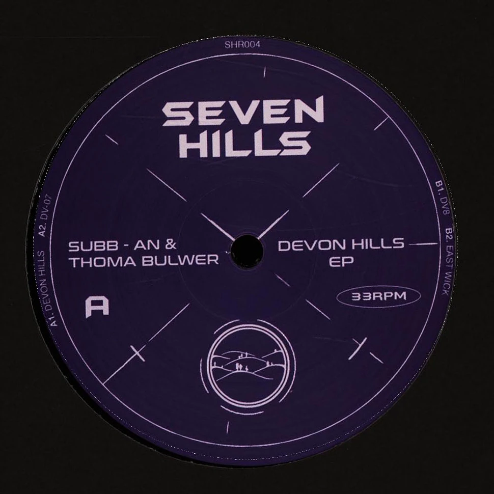 Subb-An & Thoma Bulwer - Devon Hills EP