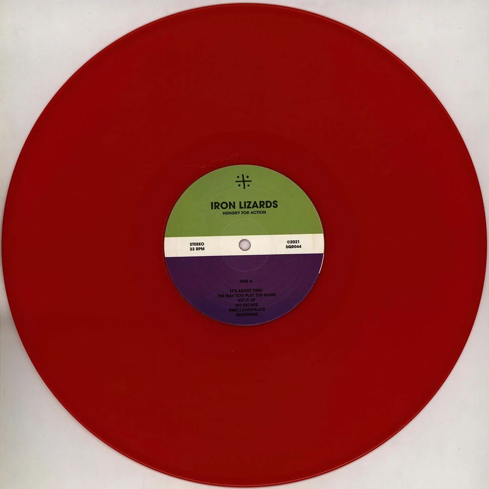 Iron Lizards - Hungry For Action Red Vinyl Edition