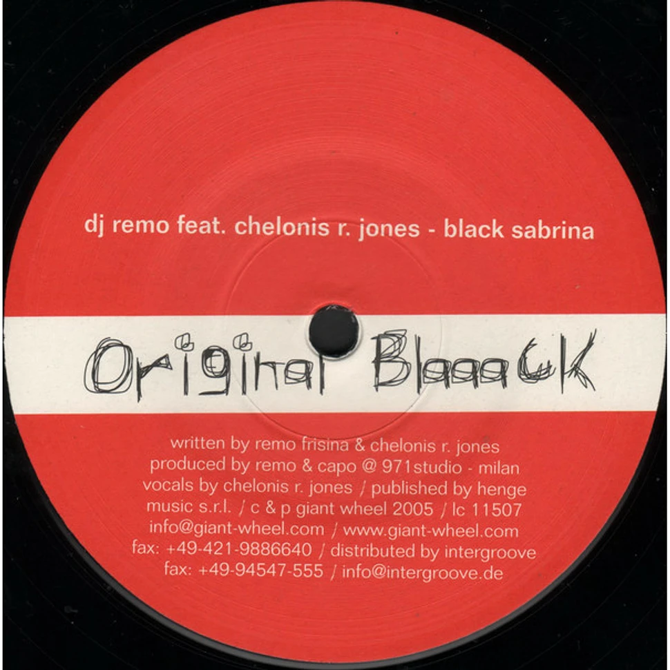 DJ Remo Feat. Chelonis R. Jones - Black Sabrina