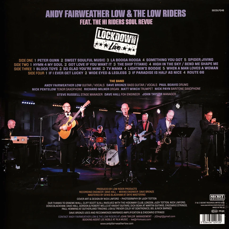 Andy Fairweather-Low - Lockdown Live