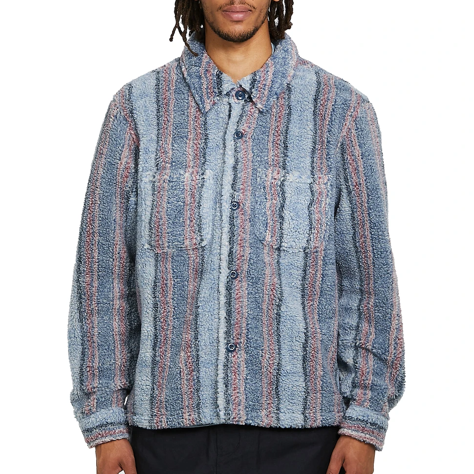 Stüssy - Stripe Sherpa Shirt