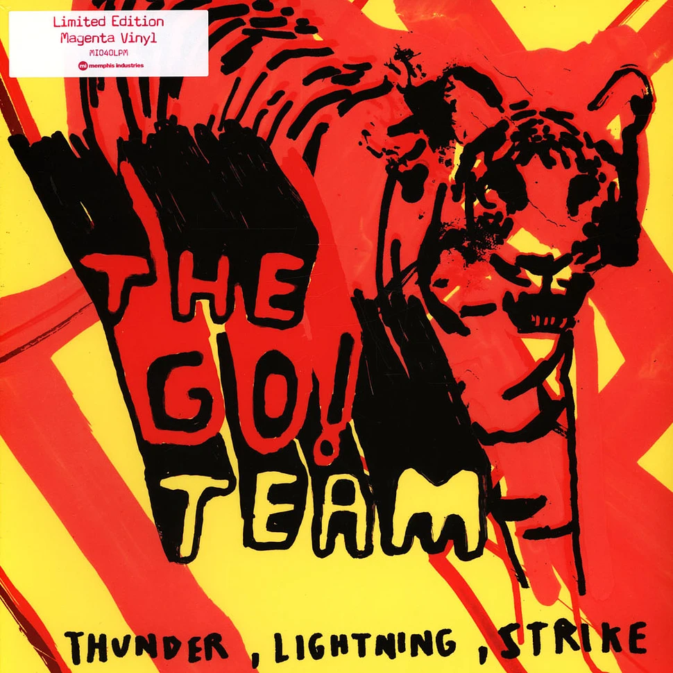 The Go!Team - Thunder Lightning Strike Magenta Colored Vinyl Edition