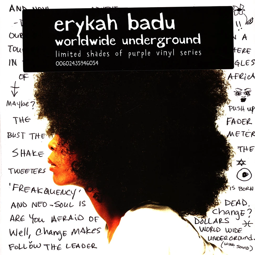 Erykah Badu - Worldwide Underground Deep Purple Vinyl Edition