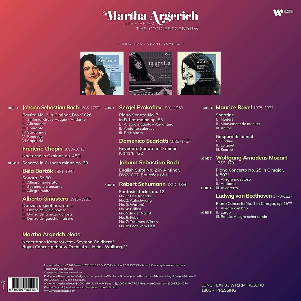 Martha Argerich - M.Argerich Live From The Concertgebouw