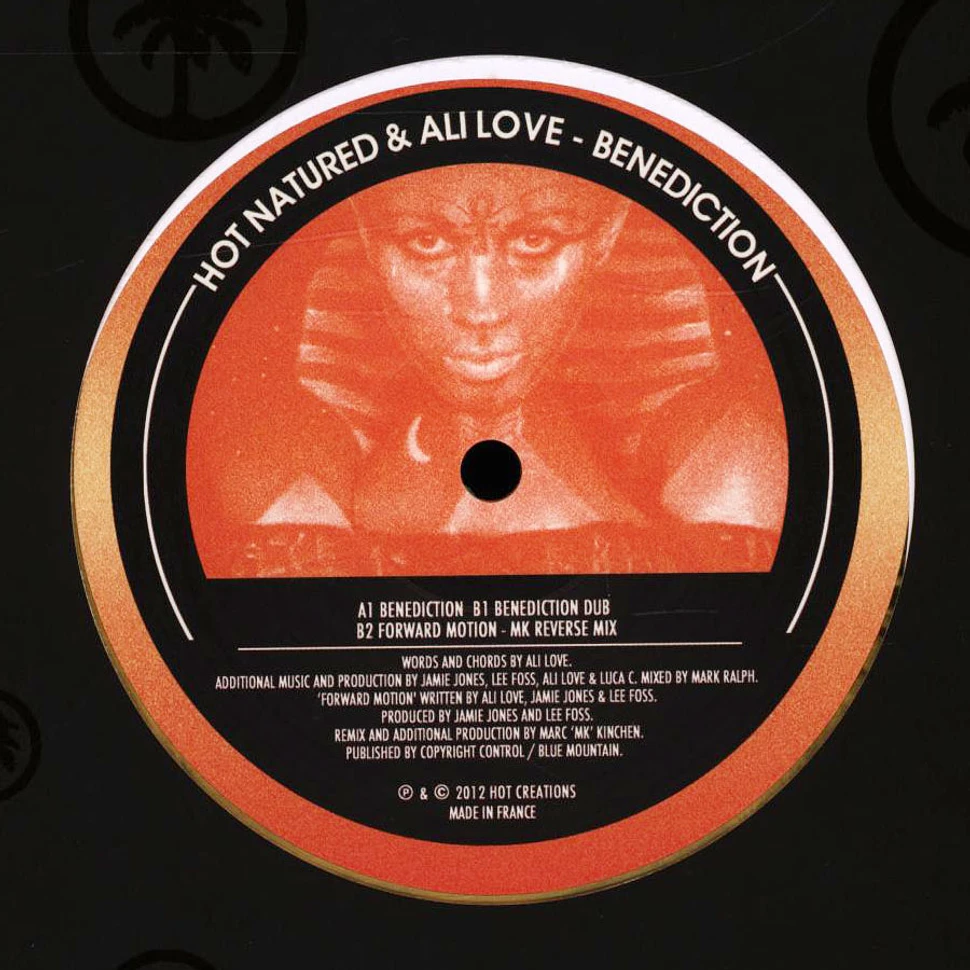 Hot Natured & Ali Love - Benediction Gold Splatter Vinyl Edition