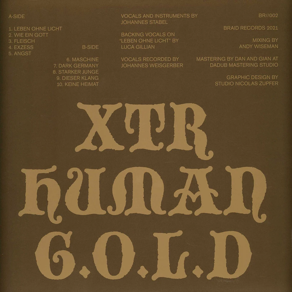 XTR Human - G.O.L.D Gold Vinyl Edition