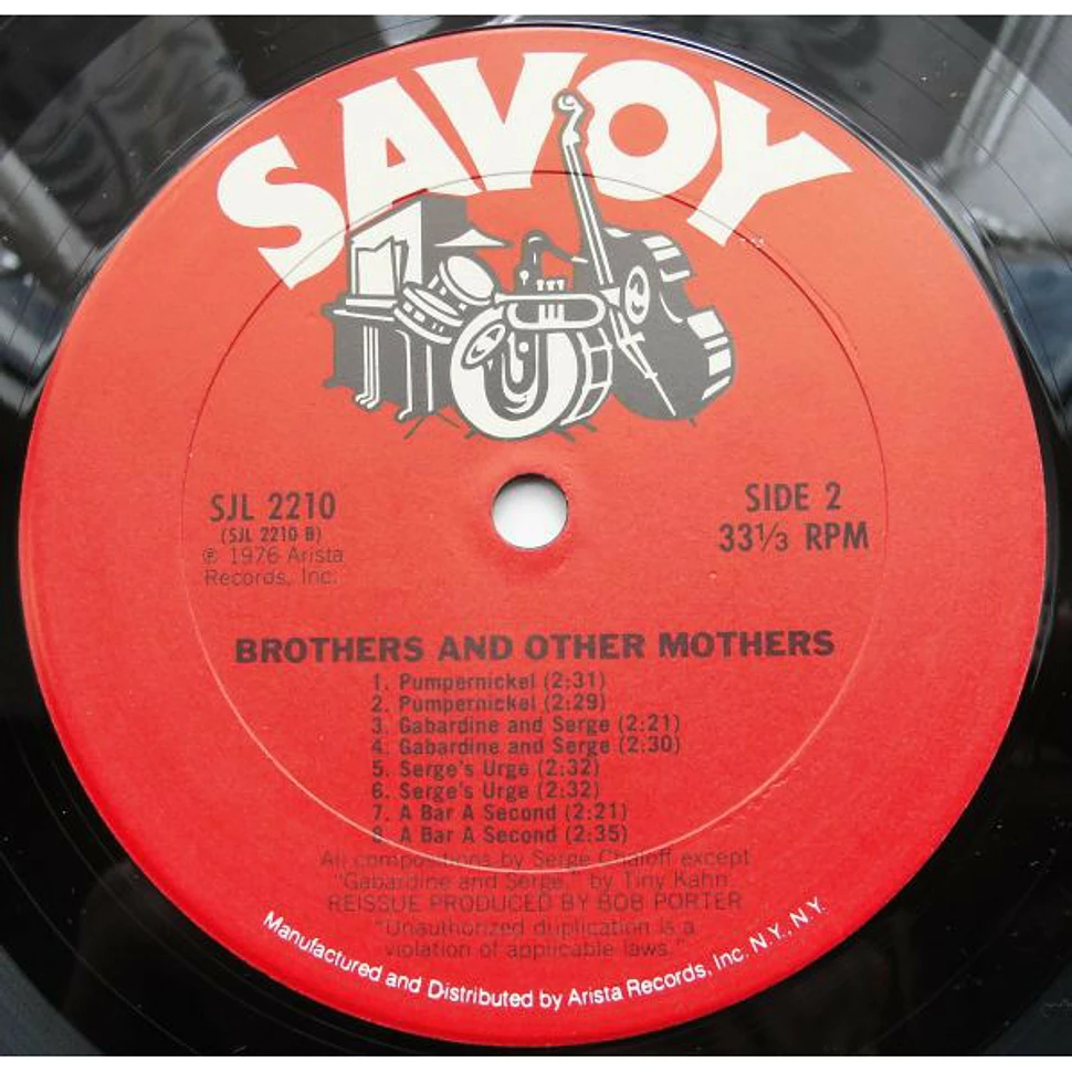 Stan Getz, Al Cohn, Serge Chaloff, Brew Moore, Allen Eager - Brothers And Other Mothers