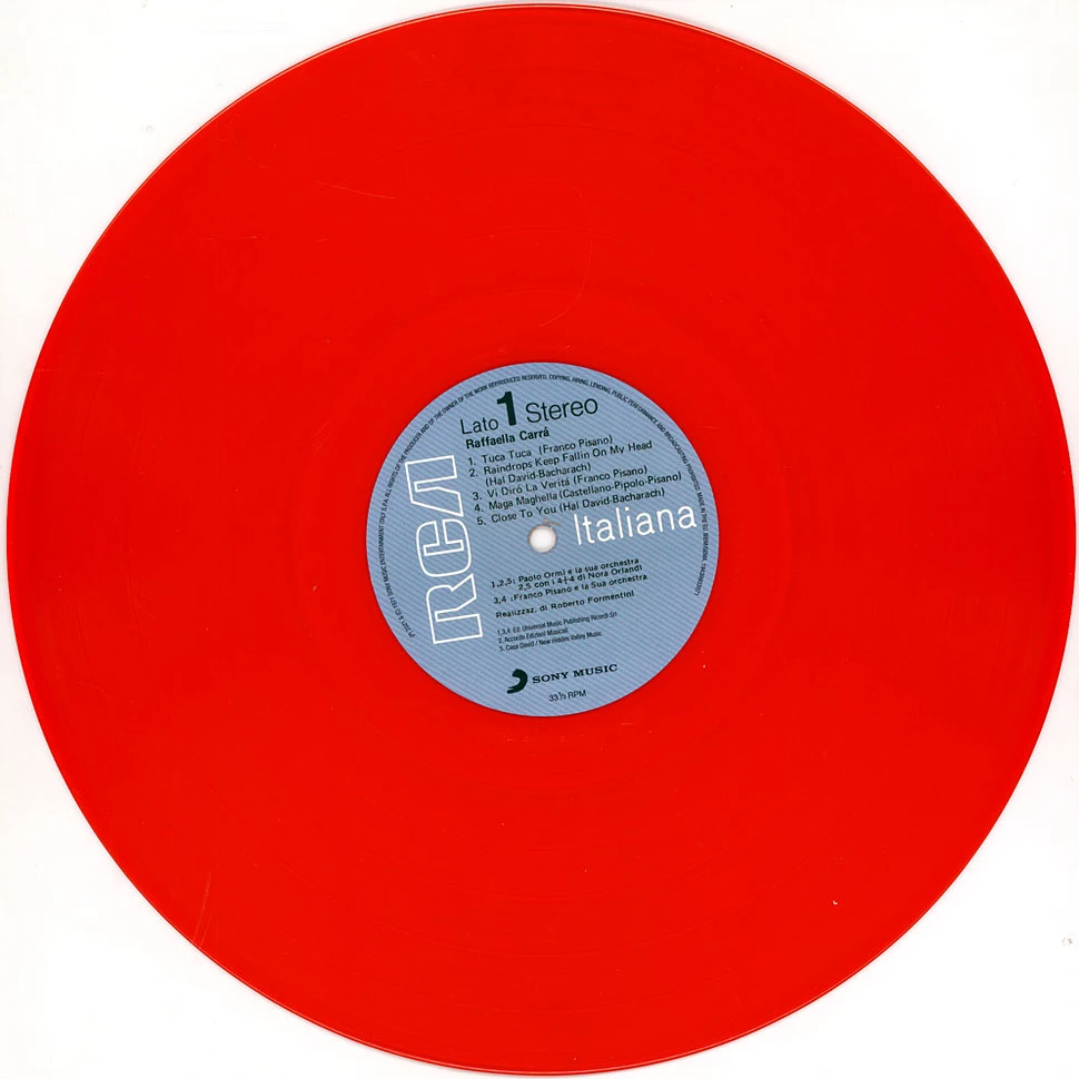 Raffaella Carra' - Raffaella Red Vinyl Edition