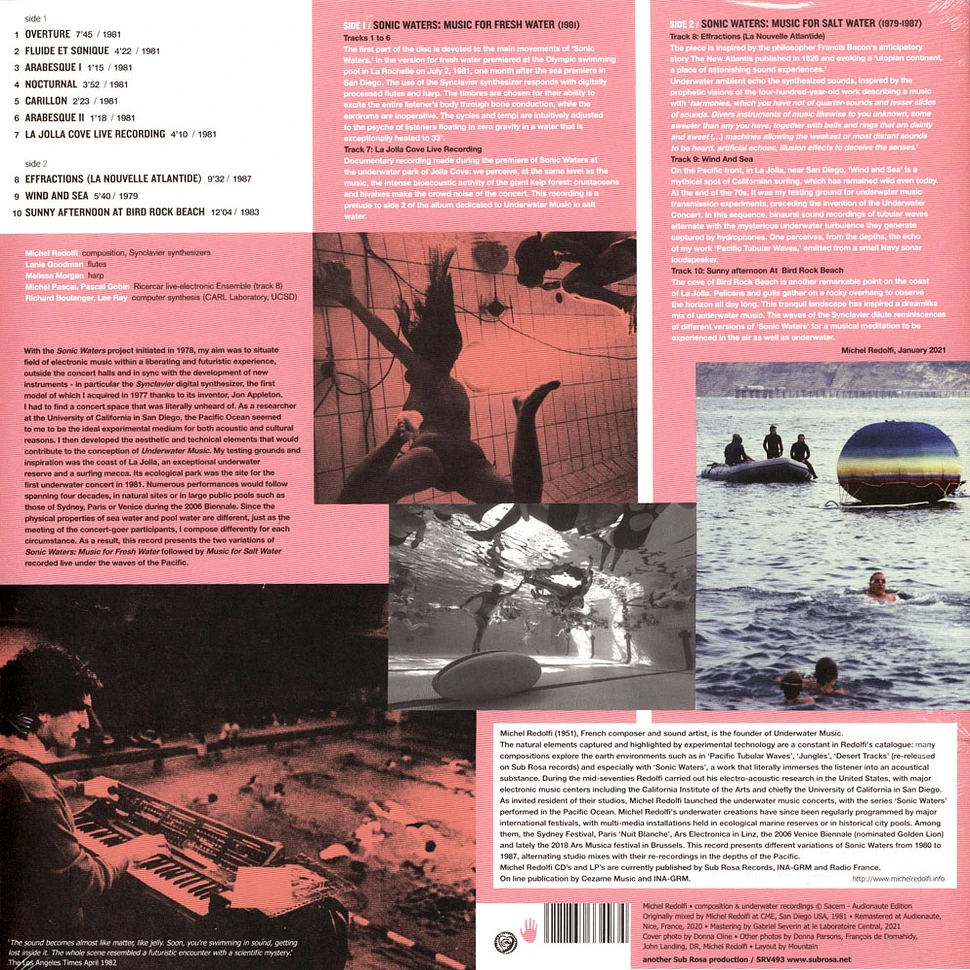 Michel Redolfi - Sonic Waters, Underwater Music 1979-1987