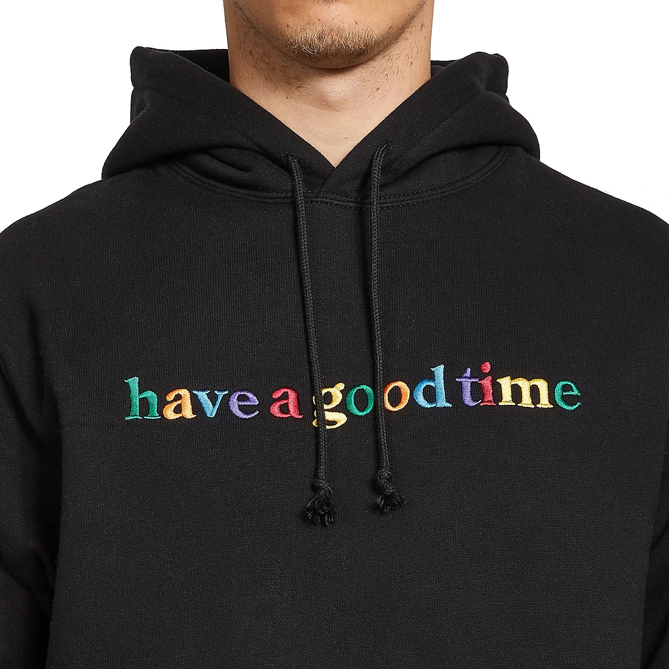 have a good time - Colorful Side Logo Pullover Hoodie