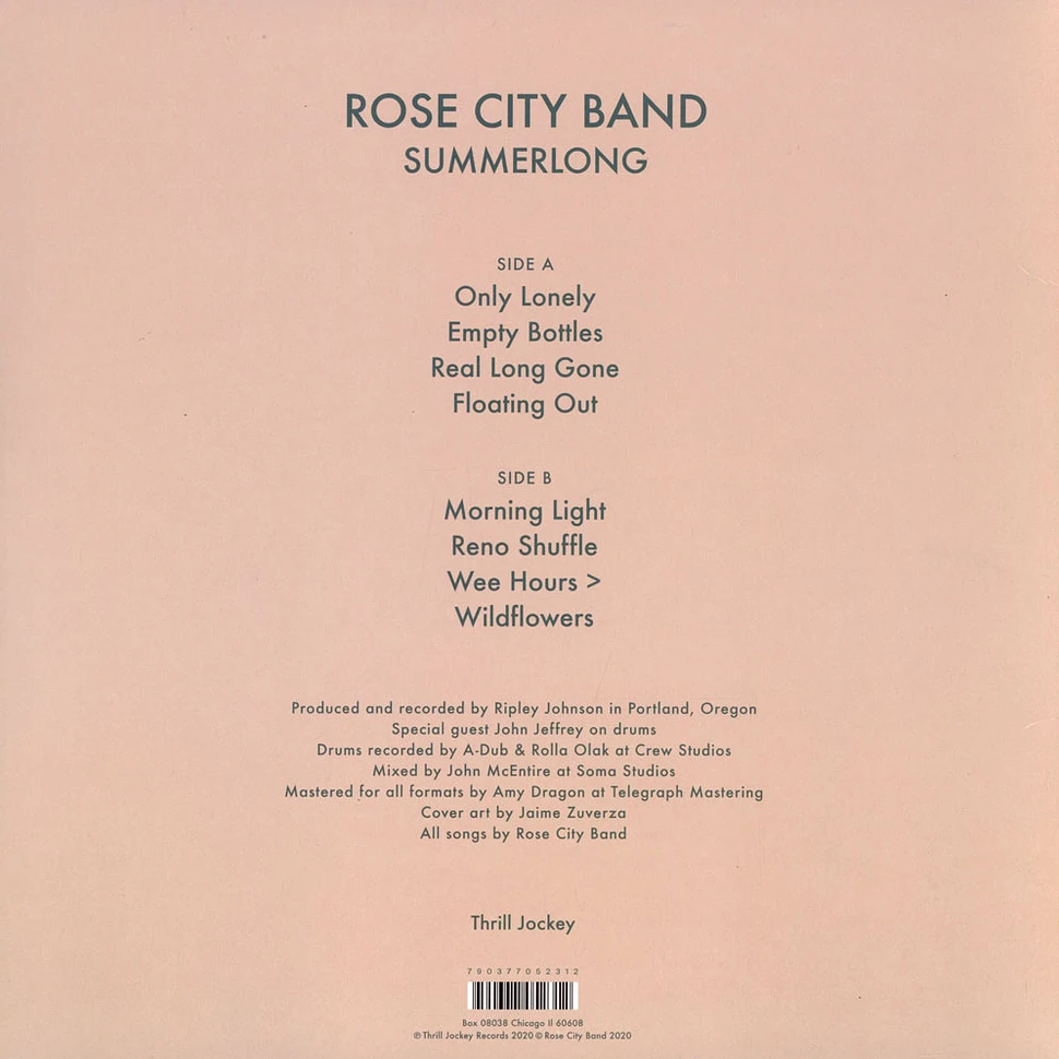 Rose City Band - Summerlong Clear With Teal & Orange Vinyl Edition