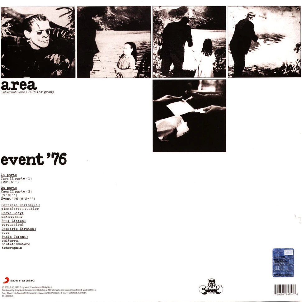Area - Event 76 Live Clear Vinyl Edition