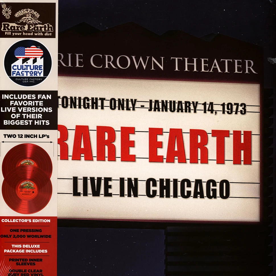 Rare Earth - Live In Chicago