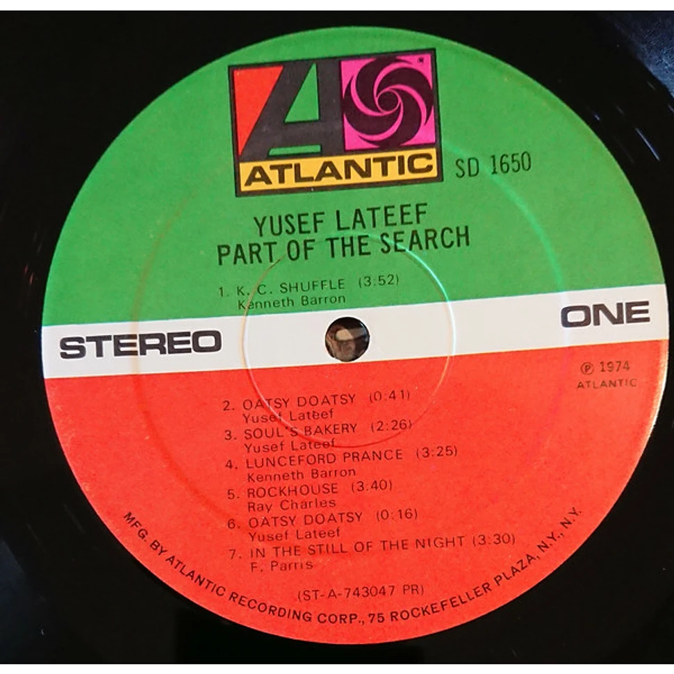 Yusef Lateef - Part Of The Search