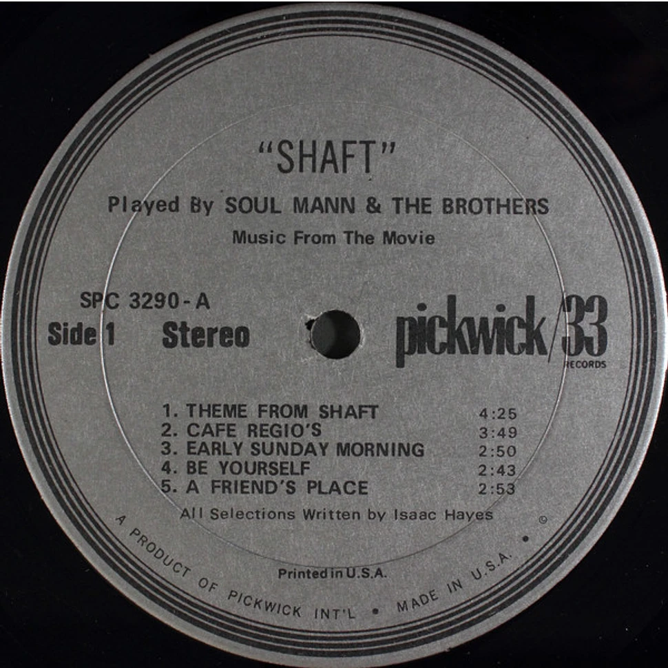 Soul Mann & The Brothers - Shaft