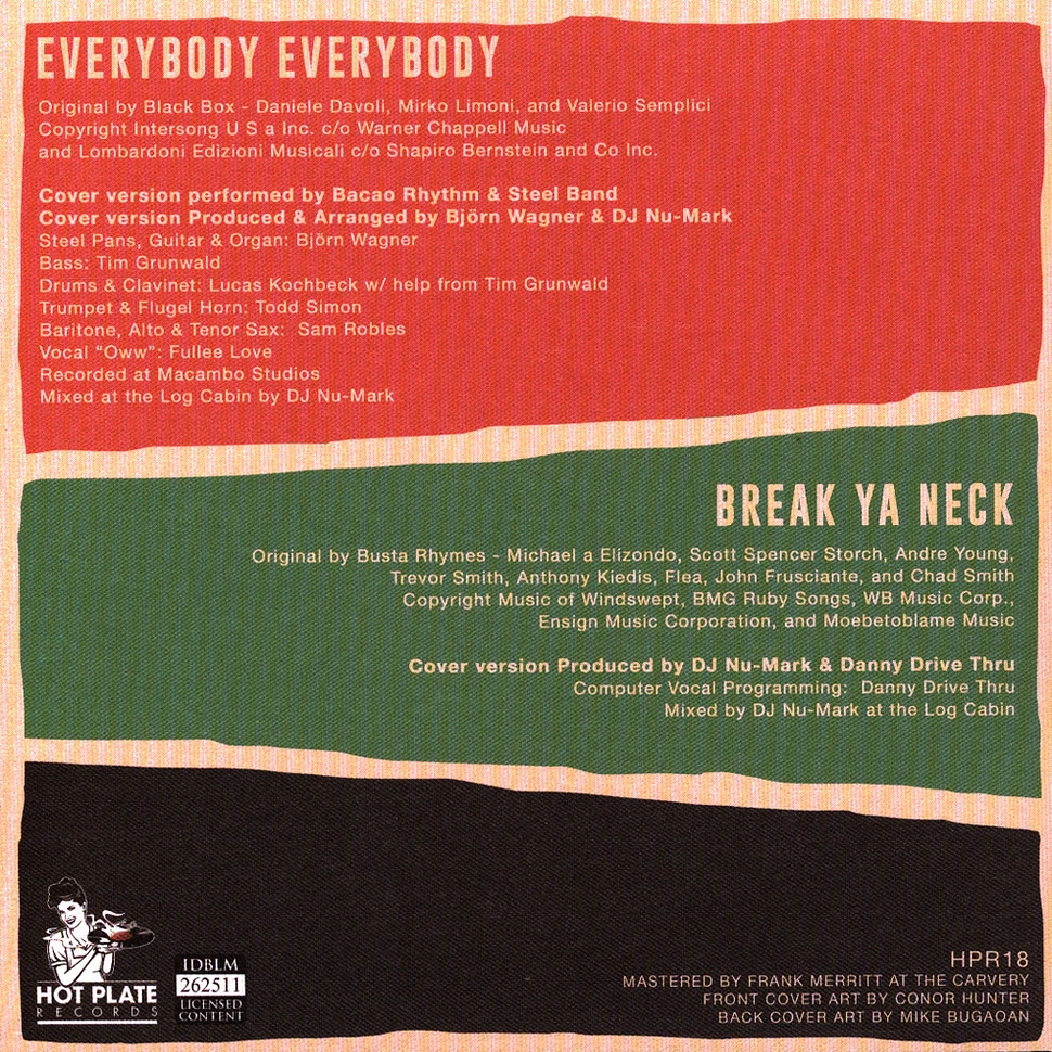 DJ Nu-Mark - Everybody Everybody / Break Ya Neck