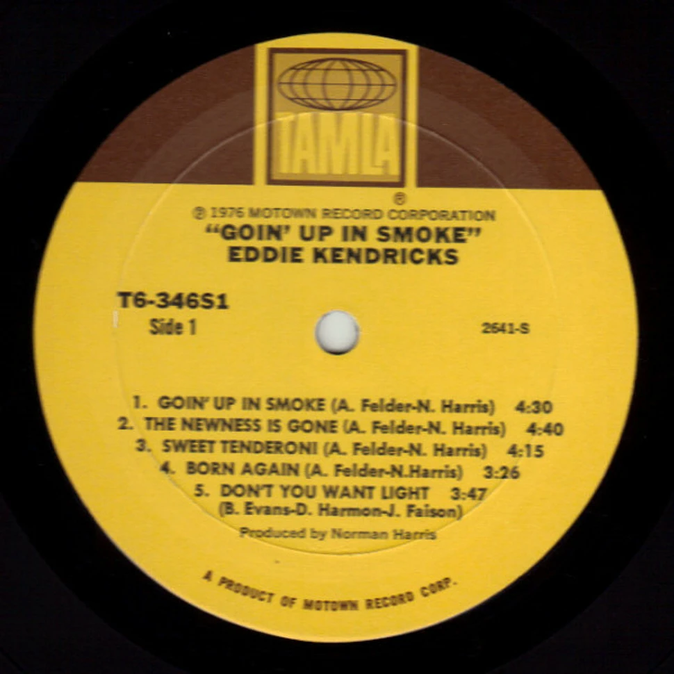 Eddie Kendricks - Goin' Up In Smoke