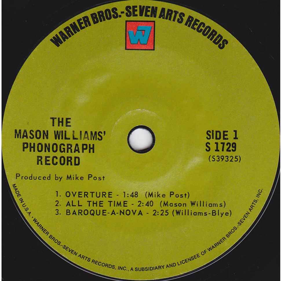 Mason Williams - The Mason Williams Phonograph Record