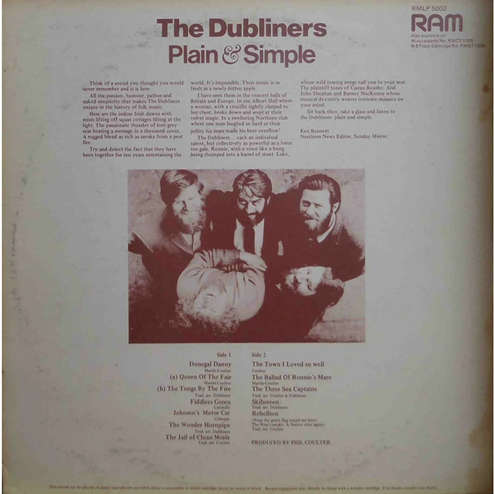 The Dubliners - Plain And Simple