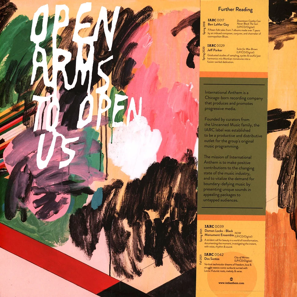 Ben LaMar Gay - Open Arms To Open Us Black Vinyl Edition