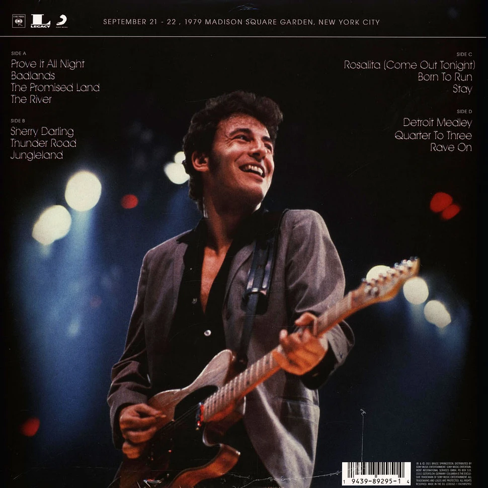 Bruce Springsteen & The E Street Band The Legendary 1979 No Nukes