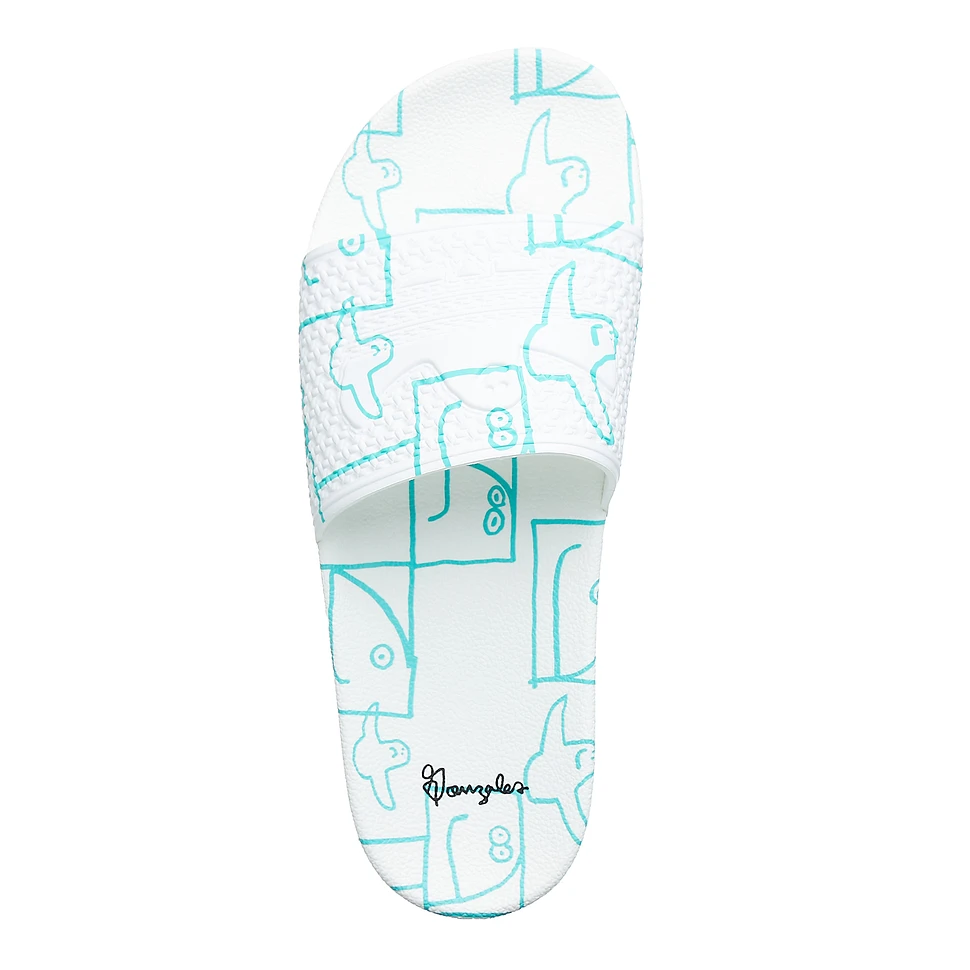 adidas x Mark Gonzales - Shmoofoil Slides