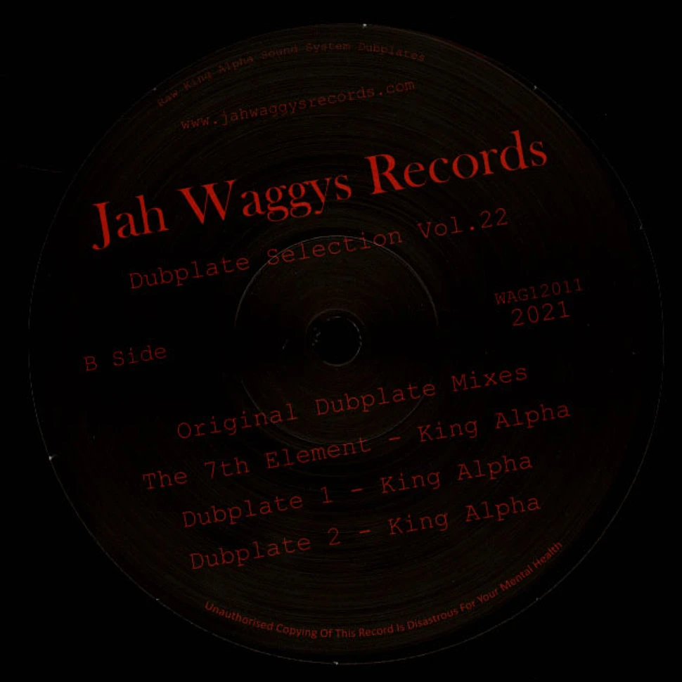 Nomadix & King Alpha, King Slpha / King Alpha - The Abyssinian, Dubplate 1 & 2 / The 7th Element, Dubplate 1 & 2