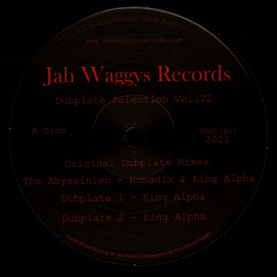 Nomadix & King Alpha, King Slpha / King Alpha - The Abyssinian, Dubplate 1 & 2 / The 7th Element, Dubplate 1 & 2