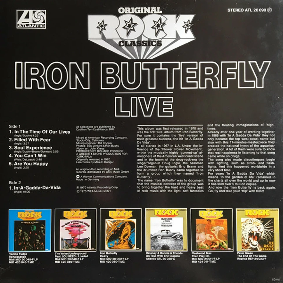 Iron Butterfly - Live