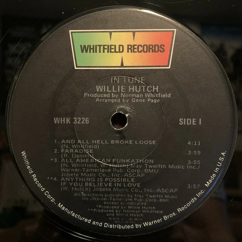 Willie Hutch - In Tune