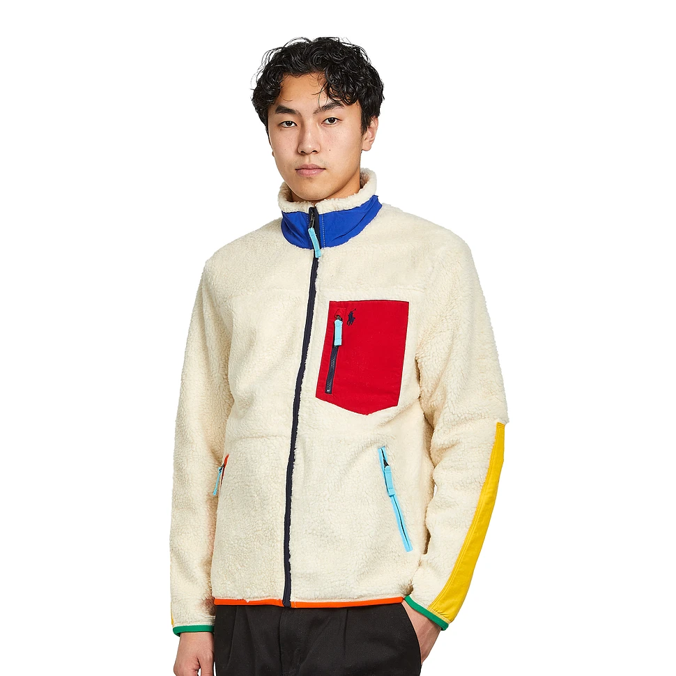 Polo Ralph Lauren - Hybrid Fleece Jacket (Winter Cream / Multi) | HHV