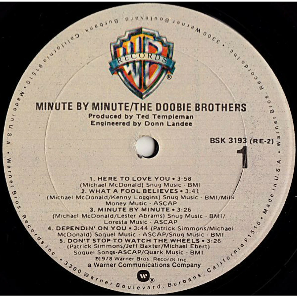 The Doobie Brothers - Minute By Minute