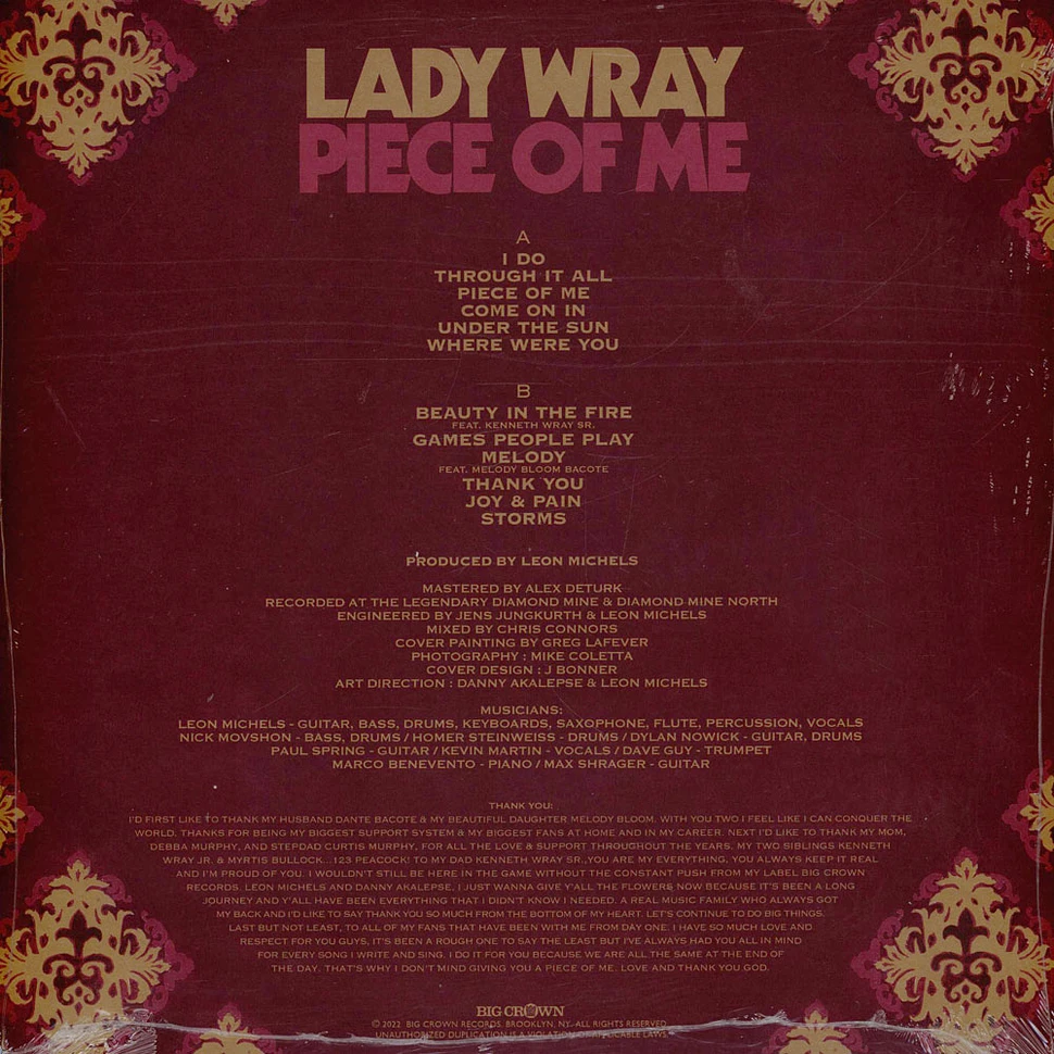 Lady Wray - Piece Of Me Black Vinyl Edition